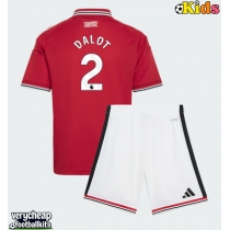 Manchester United Diogo Dalot #2 Replica Home Minikit 2026-27 Short Sleeve (+ pants)